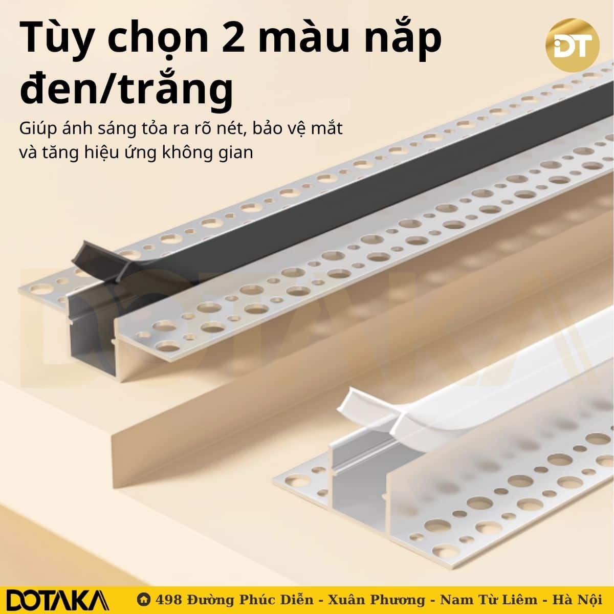 Sự khác nhau giữa nắp mica đen/trắng