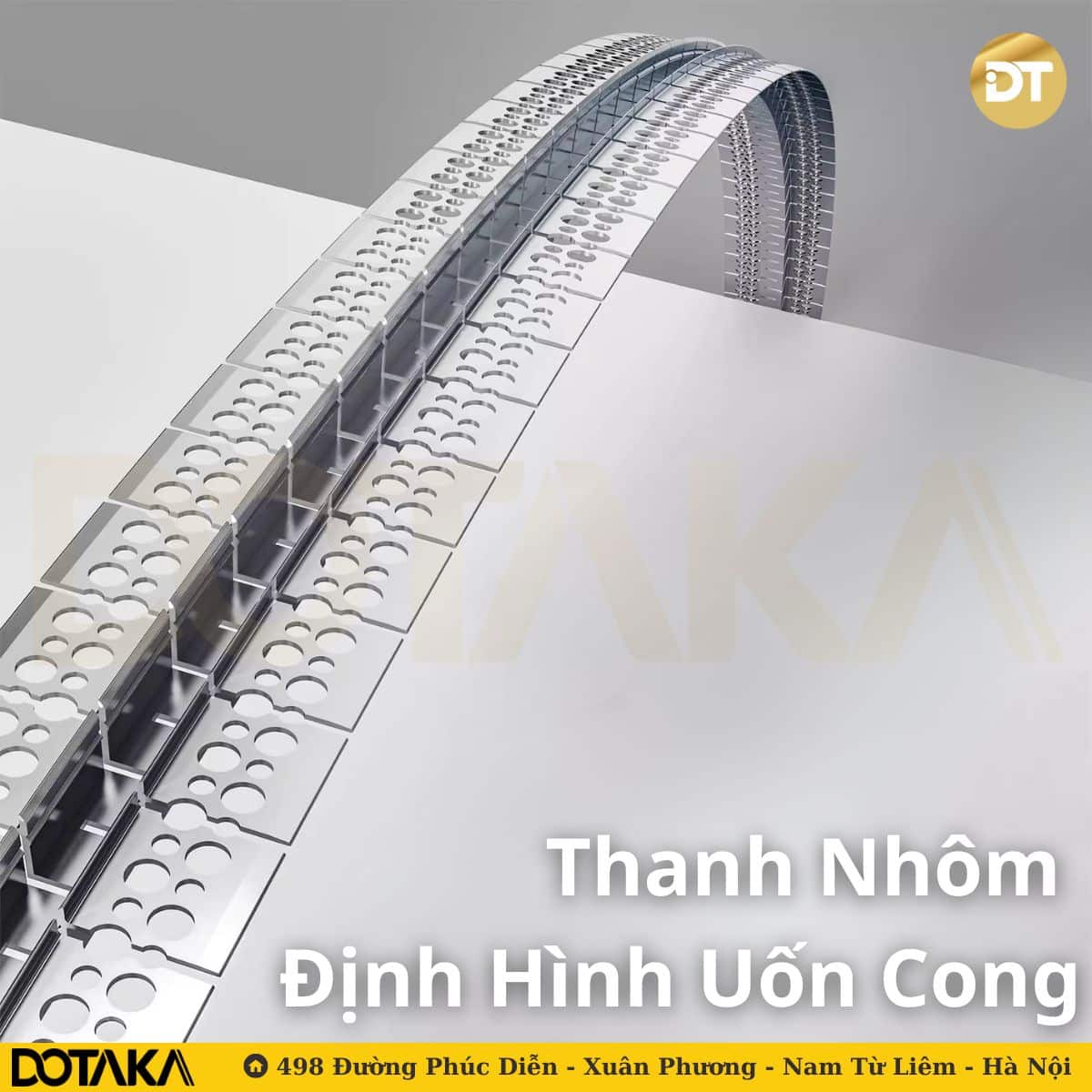 Thanh nhôm định hình cong uốn (ziczac)