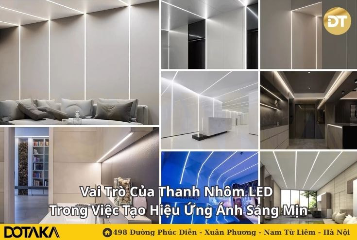 Vai Trò Của Thanh Nhôm LED Trong Việc Tạo Hiệu Ứng Ánh Sáng Mịn