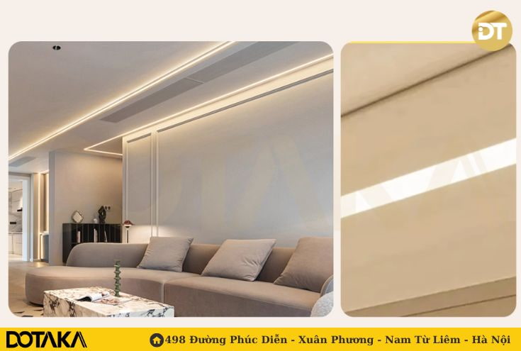 Thanh nhôm định hình âm trần thạch cao là gì?