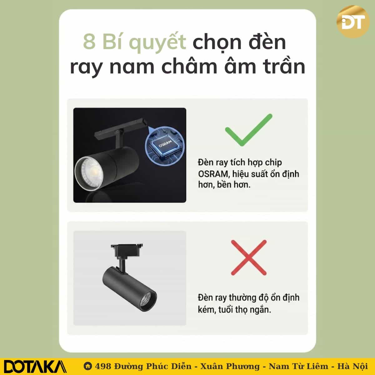 Dùng đèn tích hợp chip LED kém chất lượng
