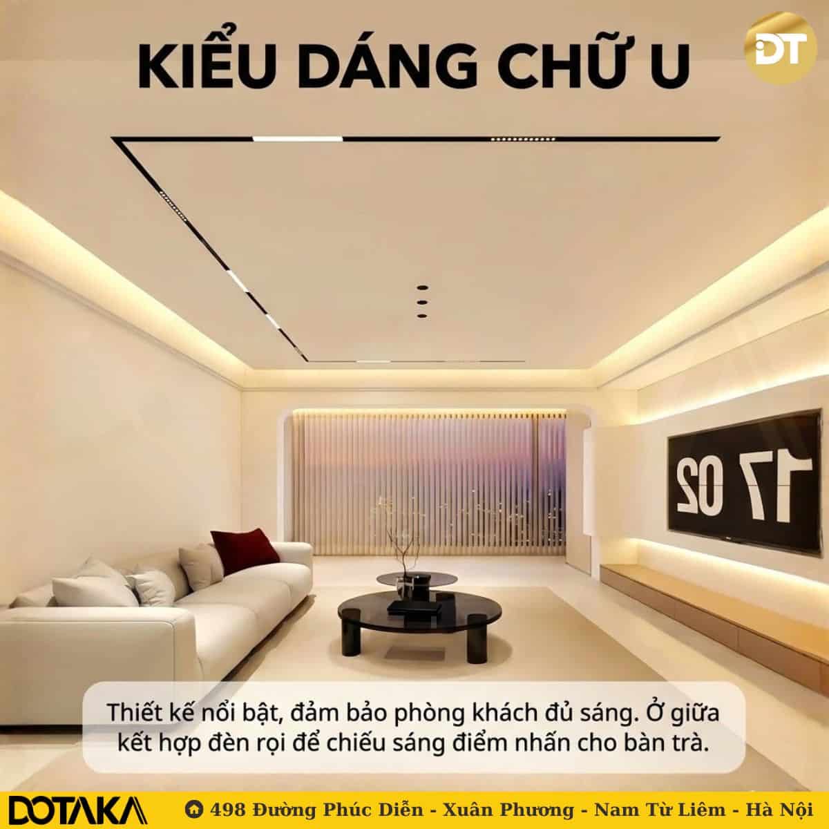 Đèn ray nam châm kiểu chữ U 