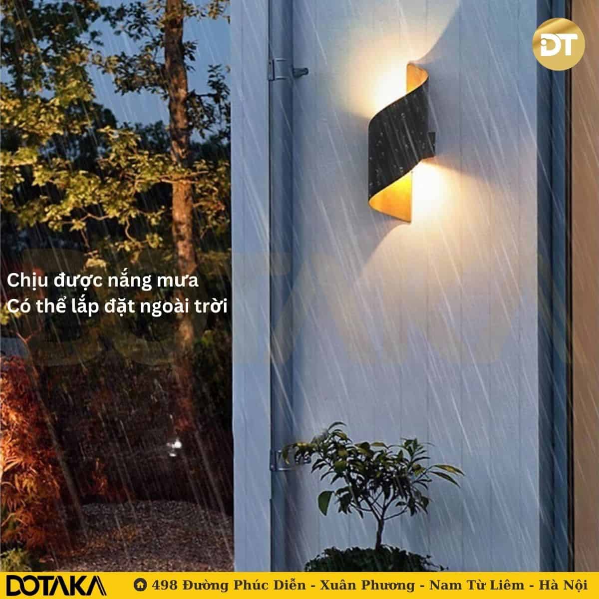 Thông số kỹ thuật cơ bản của đèn tường xoắn LED 2 đầu