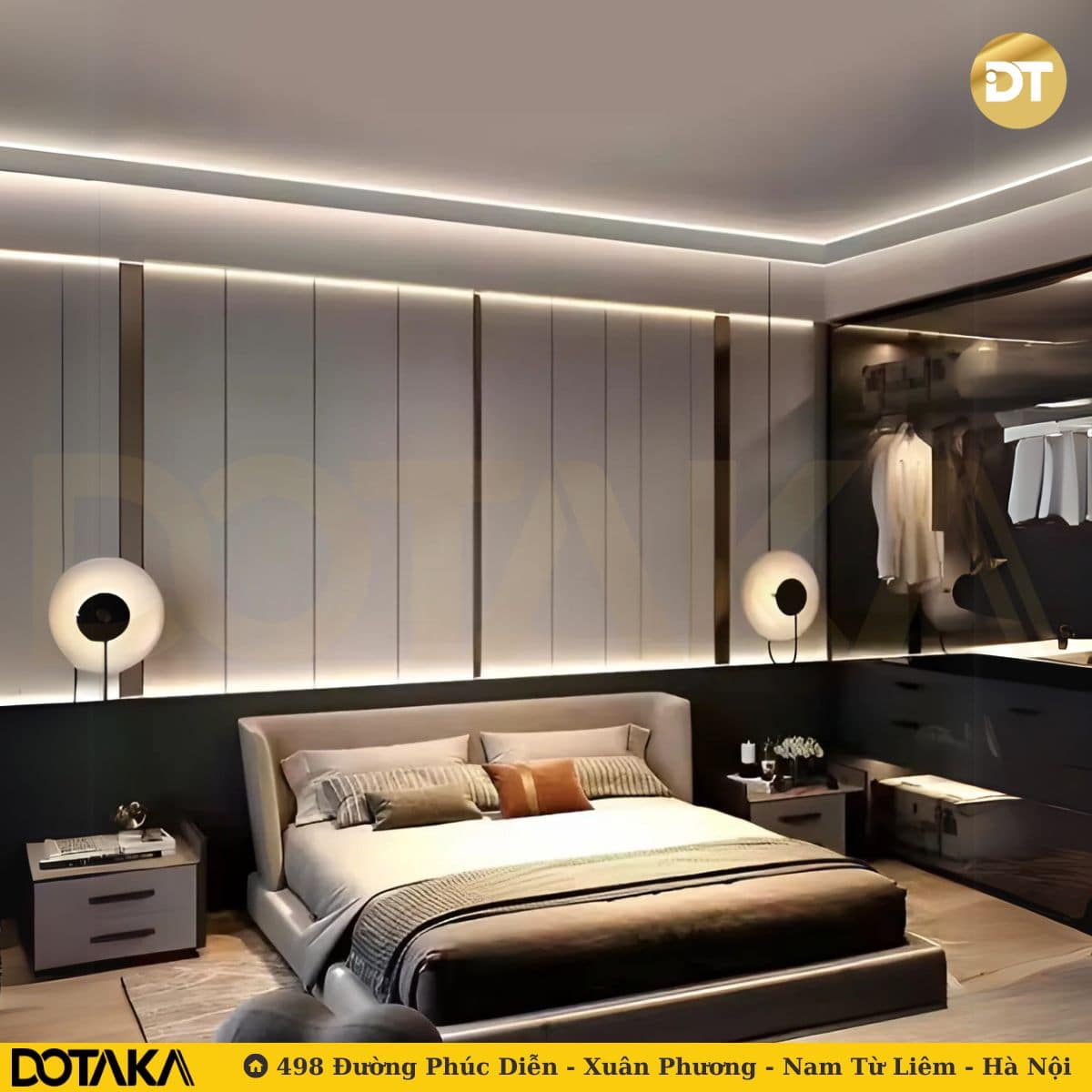 Ứng dụng thực tế của phào cổ trần LED nhôm LP69-69