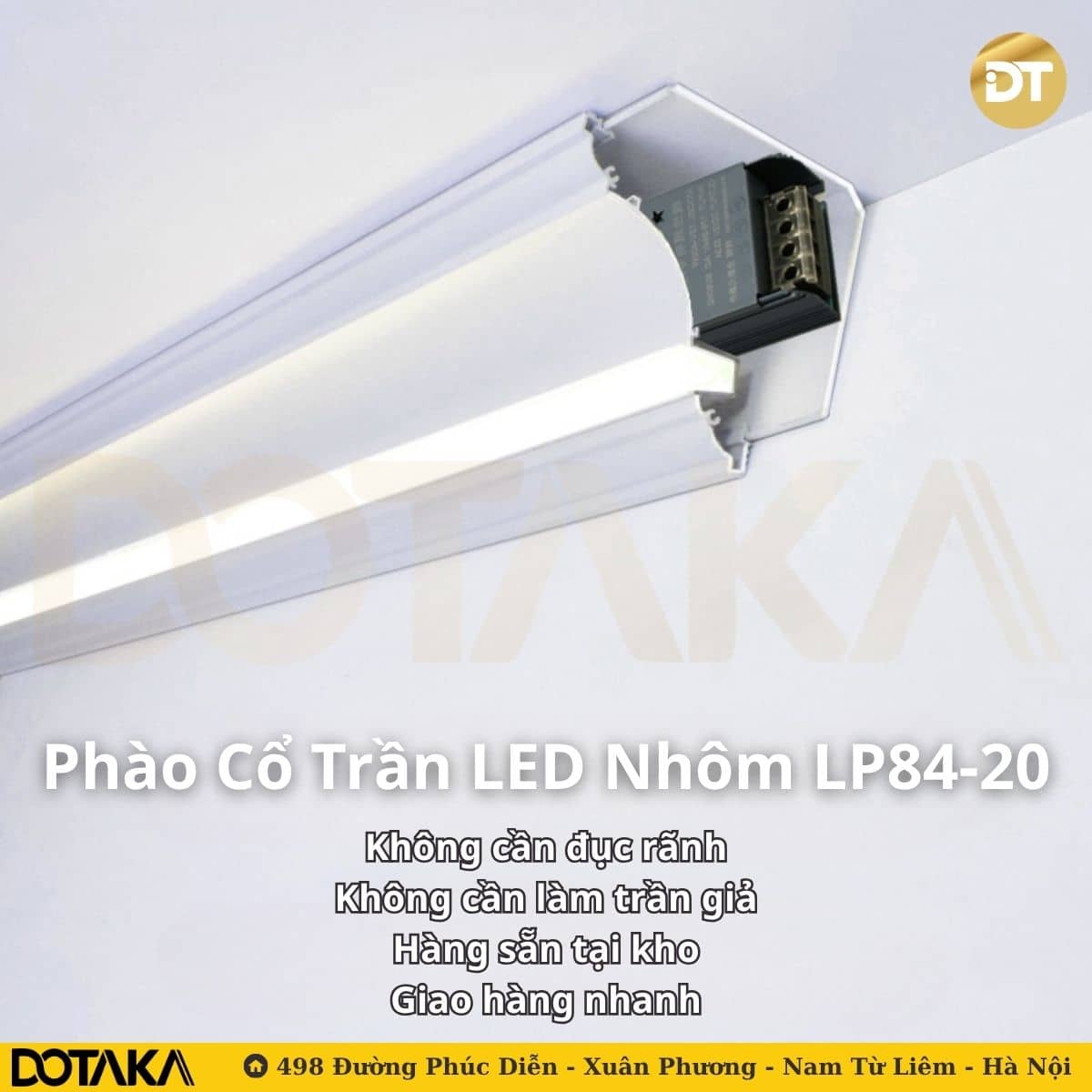 Ưu Điểm Nổi Bật Của LP84-20 Trong Chiếu Sáng Nội Thất