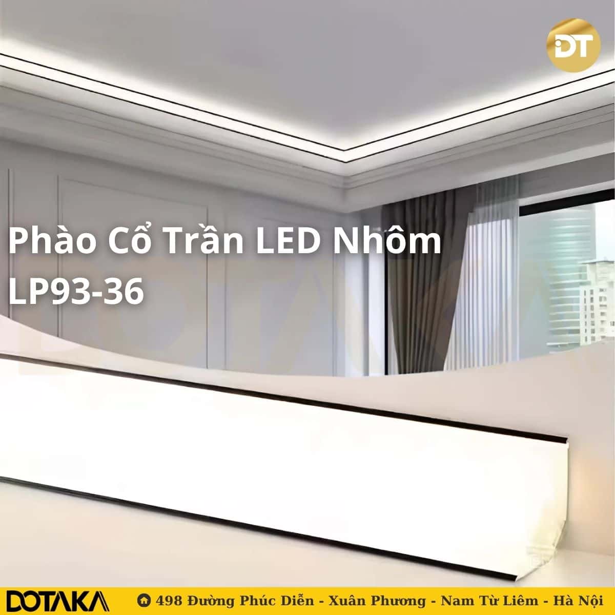 Phào Cổ Trần LED LP93-36