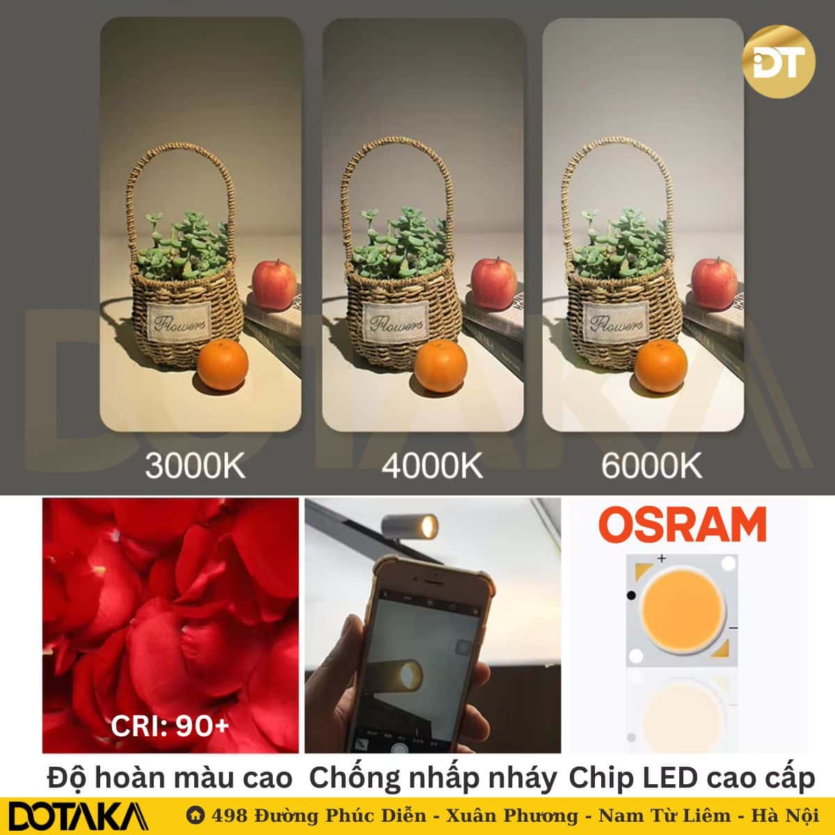 Công Nghệ Chip OSRAM Và Các Lựa Chọn Ánh Sáng