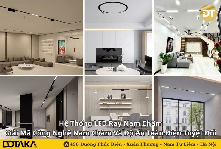 Hệ Thống LED Ray Nam Châm: Giải Mã Công Nghệ Nam Châm Và Độ An Toàn Điện Tuyệt Đối