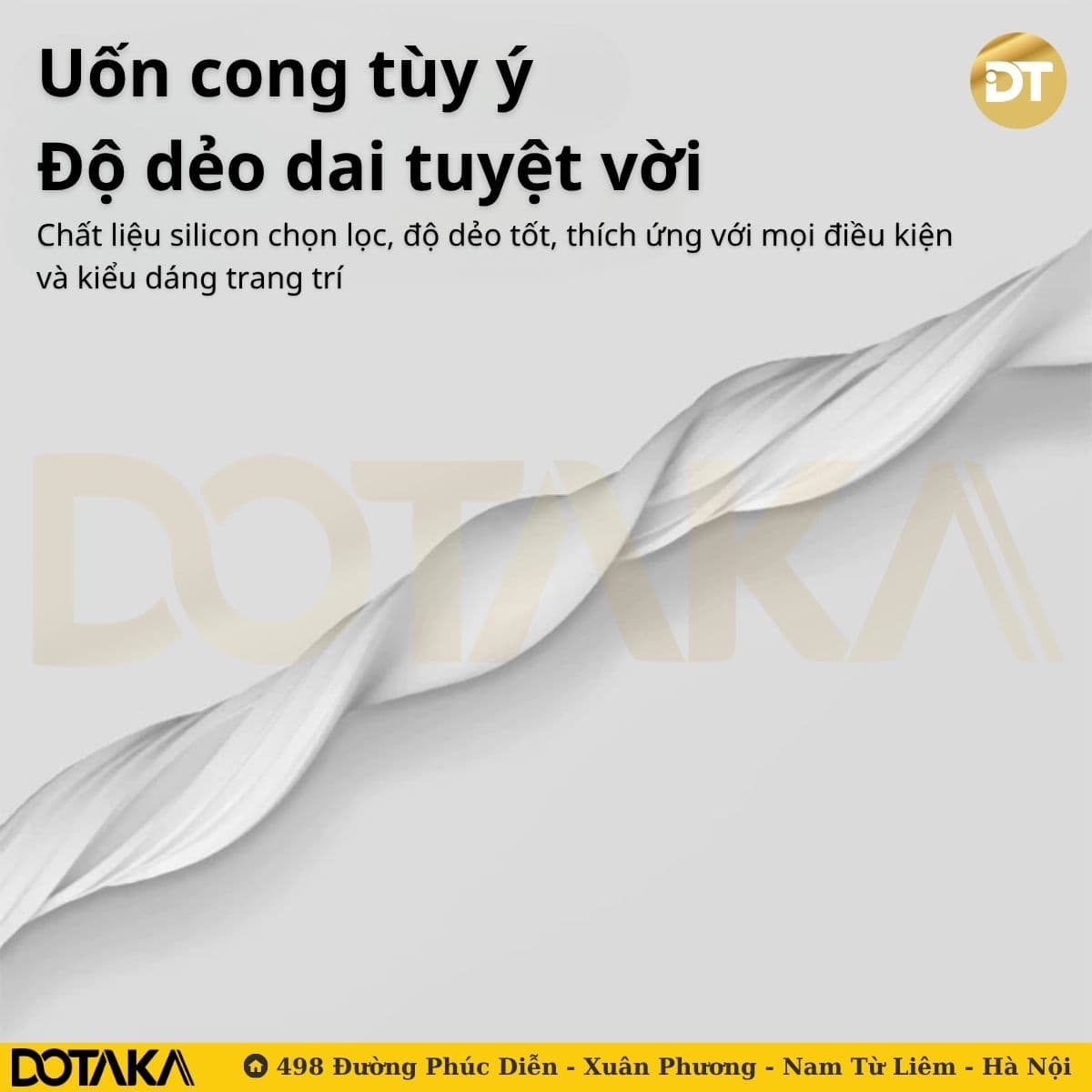Ưu điểm nổi bật của LED silicon uốn cong